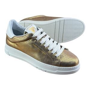 John Galliano Women’s shoes Leather Gold Casual sneakers Outfits